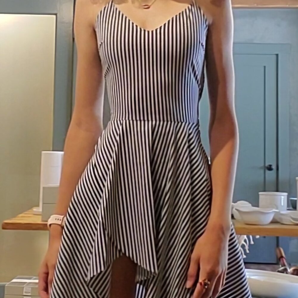 Caroline Constas Thin Stripe Dress